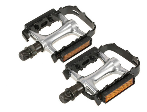 Pedales De Plataforma Aluminio Y Acero Para Bicicleta Mtb 0