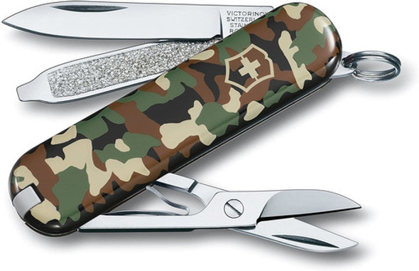 Corta Pluma Navaja Victorinox Swiss Army Camuflaje 58 Mm 0