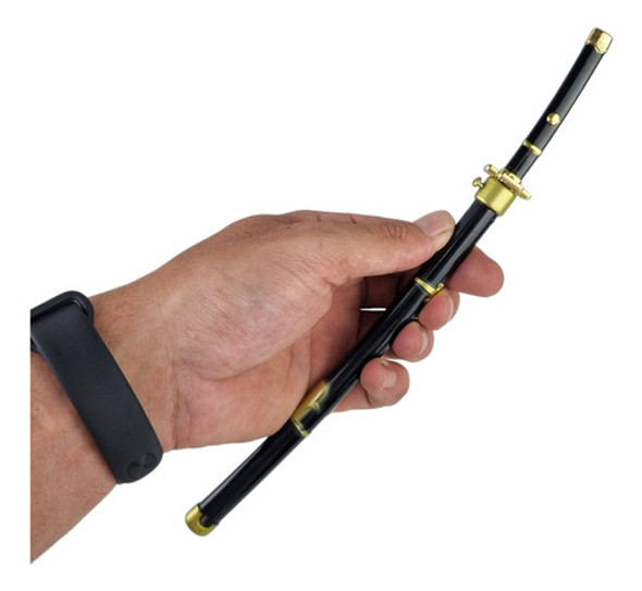 Mini Katana Yubashiri One Piece Zoro Peça Coleção 1 Mini Katana Yubashiri One Piece Zoro Peça Coleção 1