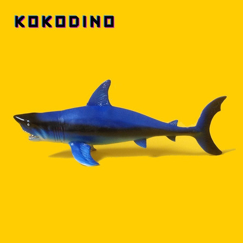 Tiburón Feroz Azul Juguete Goma Mar Gigante 33cm Tiburones 1