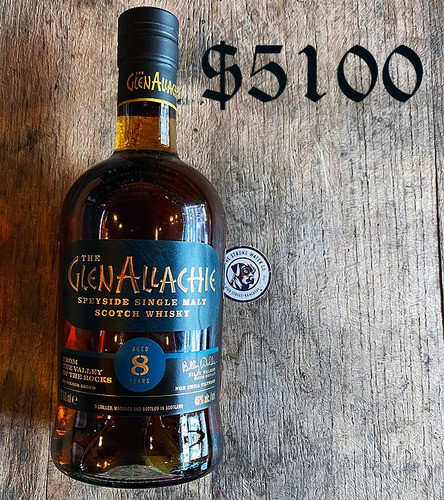 Whisky Glenallachie 8 Speyside Single Malt 700ml 46% Abv 1