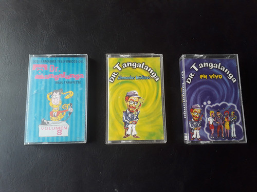 Lote De 3 Cassettes Del Dr. Tangalanga (raúl Taruffetti) 0