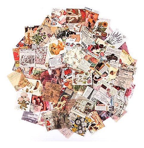 Homico 400pcs Junk Journal Vintage Diy Material Paper Journa 0