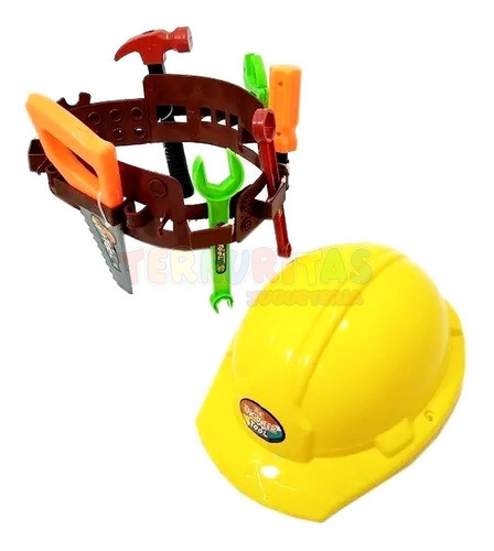 Cinturon De Herramientas Work Tool Juego Oficio Infantil Pc 0