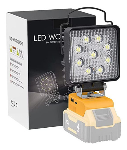 Luz De Led Para Baterias Dewalt 30w 3000 Lumenes 0
