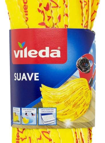 Vileda Mopa Lampazo Suave Repuesto Microfibra Limpieza 6c 1