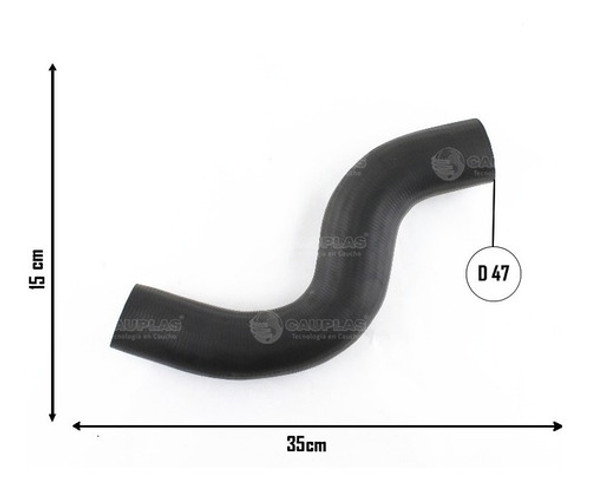 Manguera Intercooler Toyota Hilux 2.4 1 Manguera Intercooler Toyota Hilux 2.4 1