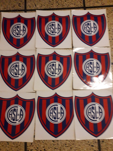 Escudo Plastificado De San Lorenzo Listo Para Enmarcar 0