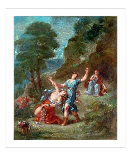 Lamina Fine Art La Primavera Eugene Delacroix 42x50 M Y C 0