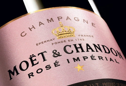Champagne Moet & Chandon Rose 750ml, Origen Francia. 1