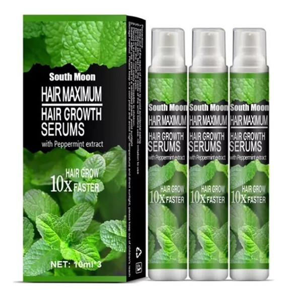 Spray Hair Maximum 3 Unidades 10ml De Crescimento Capilar 0