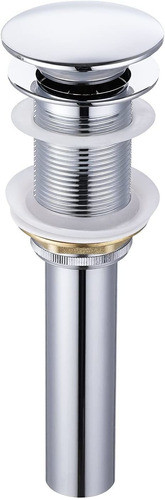Desague Para Lavabo De Baño, Tapon Emergente, Cromo Pulido 0