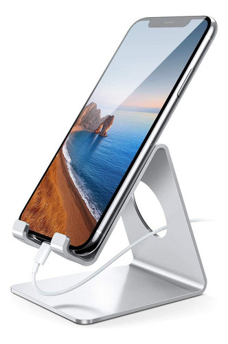 Soporte Escritorio Para Celular Lamicall Silver 0