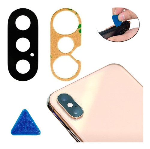 Vidrio De Cámara Trasera Compatible Con iPhone X Xs Xs Max 0