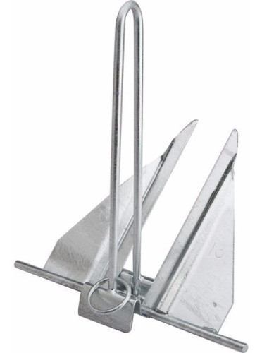 Poita Danforth 10e Galvanizada Fogo 2,0 Kg Barco Lancha Jet 0