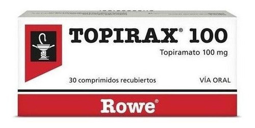 Topirax 100 Mg  30 Comprimidos 1