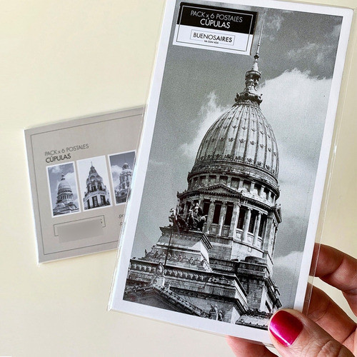 Pack X 6 Postales Fotos Cúpulas Buenos Aires 0