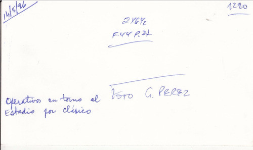 Futbol Estadio Centenario Fotografia Operativo Policial 1