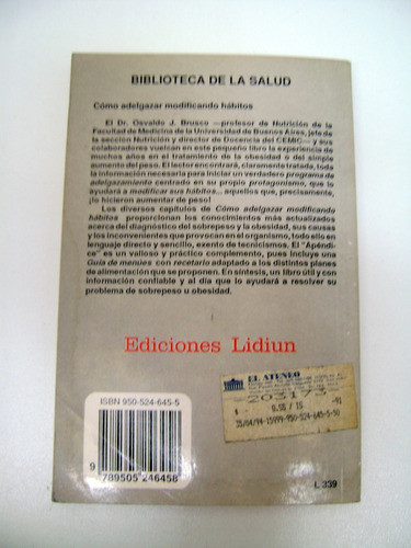 Como Adelgazar Modificando Habitos Lidiun Dieta Menu Boedo 1