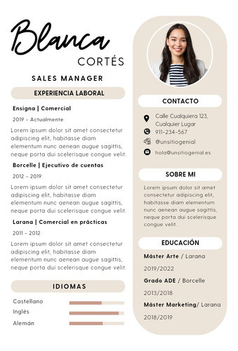 Currículum Vitae Formal Digital Pdf 0