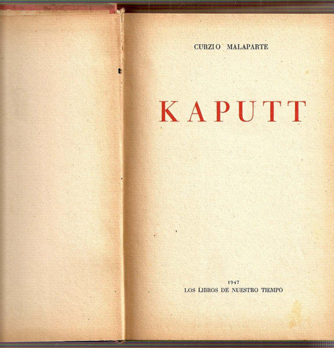 Kaputt - Malaparte - Jose Janes 0