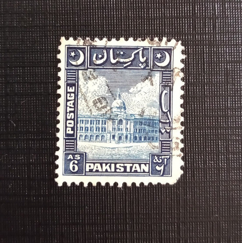 Selo Antigo Paquistão Porto De Karachi 1949 U264 0