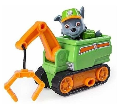 Paw Patrol Ultimate Rescue Carro De La Grúa Miniatura De Roc 1