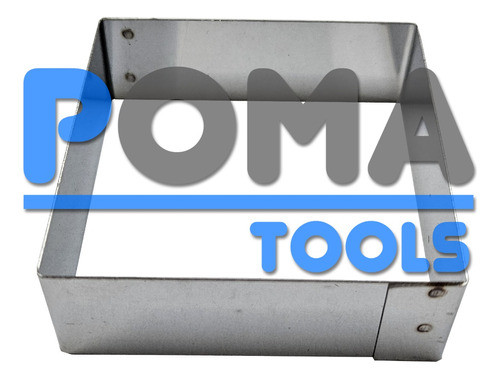 Cortante Masita Cuadrado 4x4 Cm Acero Inox Galletitas Mda 0