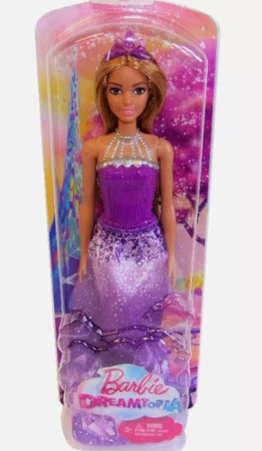 Muñeca Barbie Dreamtopia Vestido Violeta Mattel 0
