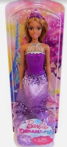 Muñeca Barbie Dreamtopia Vestido Violeta Mattel 1