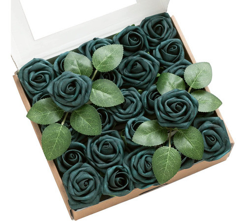 Lings Moment Flores Artificiales Boda 1,5 Capullos Rosa Y 2 0