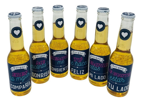 6 Razones Para Amarte Regalo Aniversario San Valentín 330ml 1