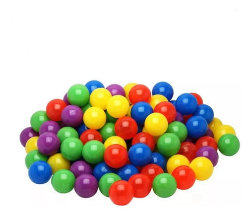 Pelotitas De Pelotero Pelota X100 Plástico Virgen Brillantes 1