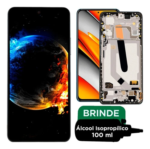 Tela Pocophone F3 Touch Compatível Com Xiaomi C/aro Incell 0