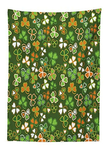Mantel Ambesonne Para El Dia De San Patricio, Estampado De 1