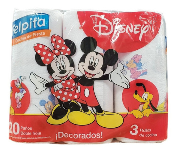 Rollo De Cocina Felpita Disney 40 P Dh X3un Bolson X 10 Pack 0 Rollo De Cocina Felpita Disney 40 P Dh X3un Bolson X 10 Pack 0