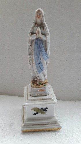 B. Antigo- Imagem Sacra N Sra Lourdes Em Biskui E Porcelana 0