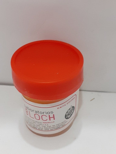 Colotante En Pasta Comestible Bloch Amarillo 0