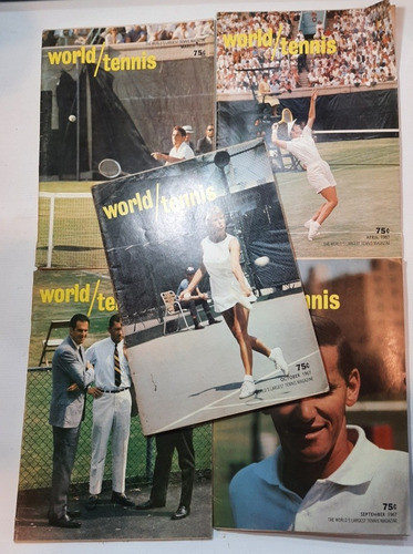Antigua Revista World Tennis 1967-68-69 Lote X 16 Ro 1725 1