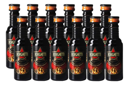 Licor De Café Expresso Borghetti Miniatura 50ml Pack X12 0