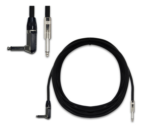 Cable Bafle Plug A Plug Codo 20 Mts 2x1mm Parlante Potencia 0