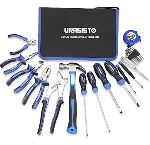 Kit De Herramientas Domésticas De 24 Piezas Urasisto Para Ho 0