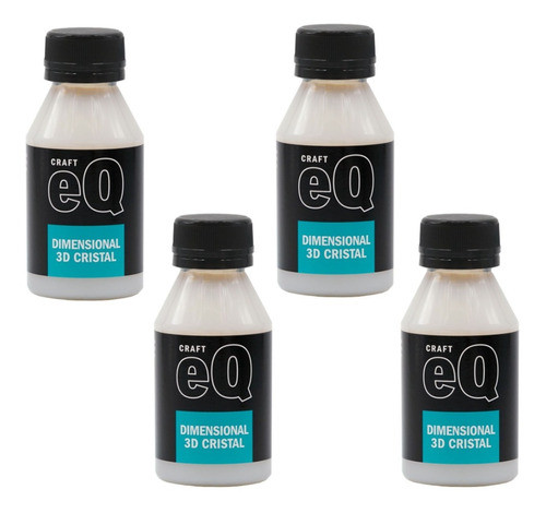 4 Dimensional 3d Cristal Eq Arte Craft 100cc Translucido 0