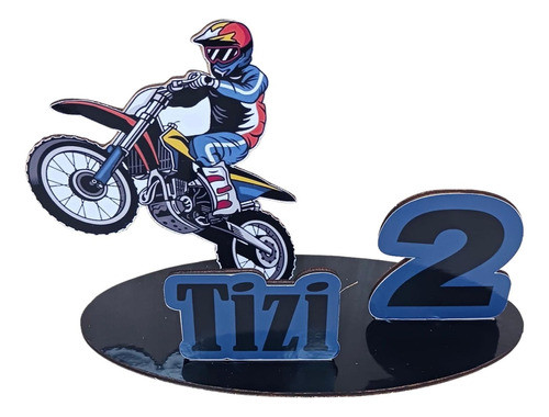 Centros De Mesa Cumpleaños Infantil Motocross 1