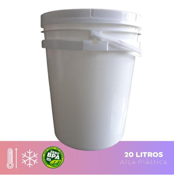 Balde 20 L Para Peixes - 3 Unid 1