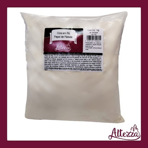 Cola Em Pó 1 Kg Para Papel De Parede Profissional + Grossa 1