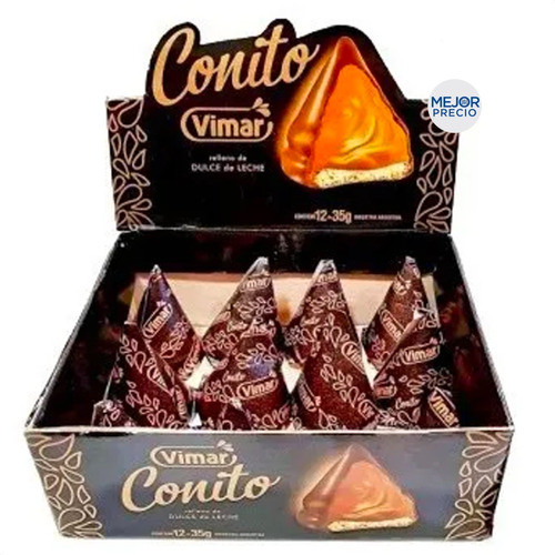 Conitos Vimar De Chocolate Y Dulce De Leche X12 Unidades 0