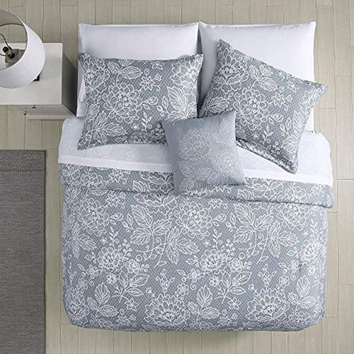 Amrapur Overseas Cama Reversible Con Estampado Olivia De 8 P 1