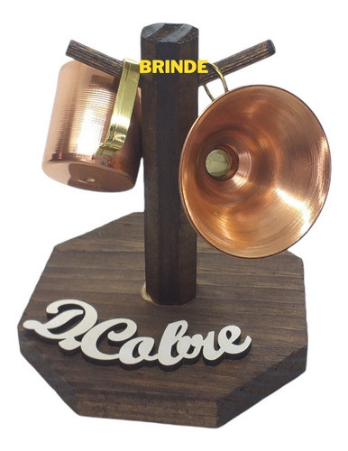 Pingometro De Cachaça Em Cobre Puro 2 Lts Martelado 1