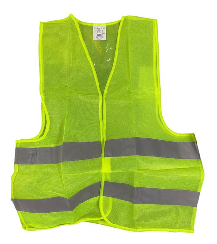 Chaleco Refractario Fluo Seguridad Auto Moto Vtv 0